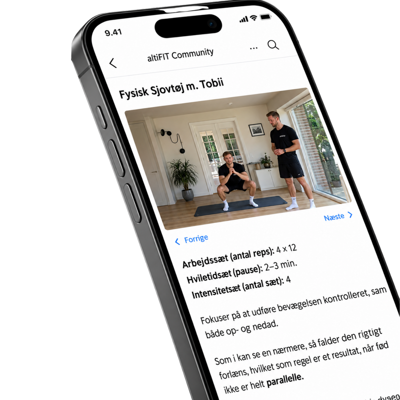JAAFIT App auf einem Telefon gezeigt